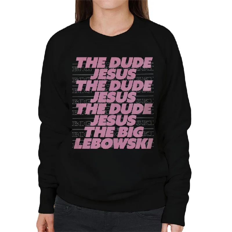 casual streetwear hoodieslim fit workout hoodieThe Big Lebowski The Dude Jesus Women's Sweatshirt