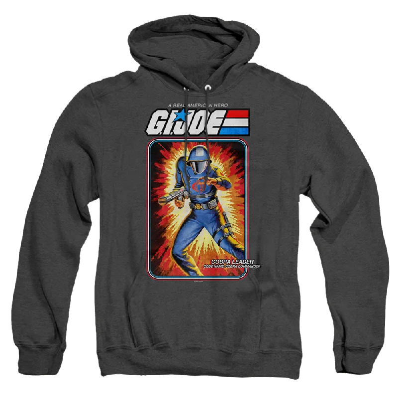 minimal hoodieG.I. Joe Cobra Commander Card - Heather Pullover Hoodie