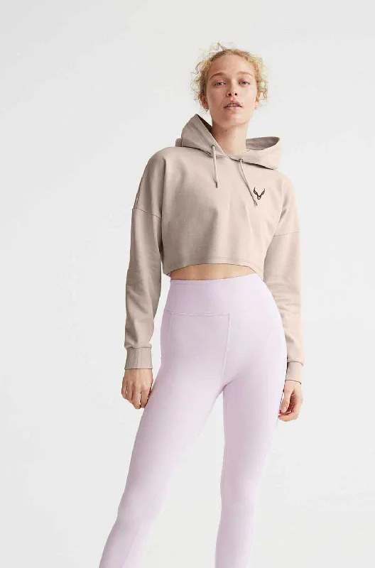 padded coatPolo Athletica Women's Hooded Activewear Terry Crop Top