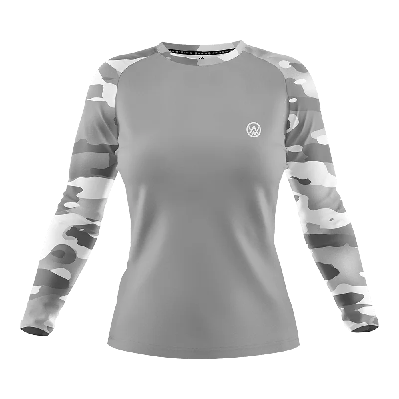 graphic hoodie with printvibrant athletic hoodieWomen’s Arctic Camo Long Sleeve MTB Jersey (Sleeves Only Design)