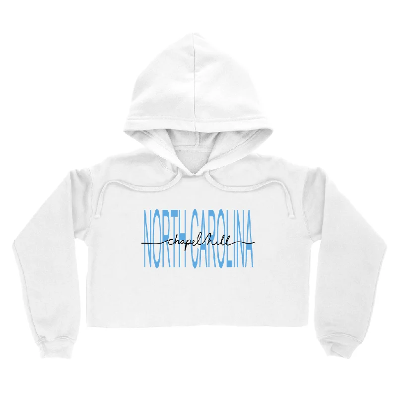 fashionable outerwearChapel Hill North Carolina Women's Sweatshirt Hoodie Cropped