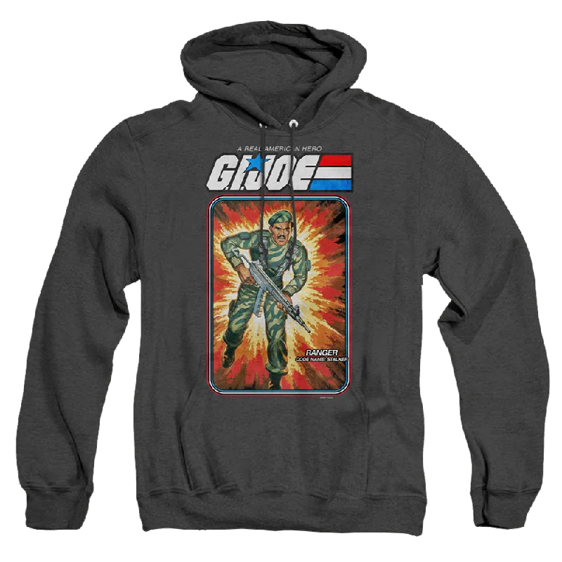 warm pullover hoodieG.I. Joe Stalker Card - Heather Pullover Hoodie