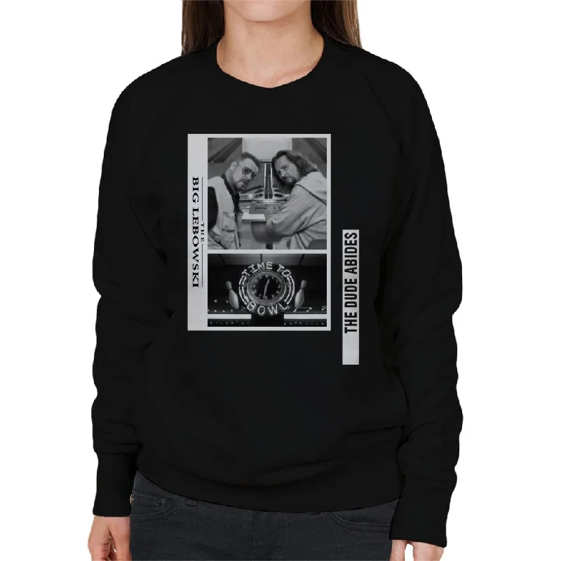 cool hoodiefashionable fitness sweatshirtThe Big Lebowski The Dude And Walter Time To Bowl Women's Sweatshirt