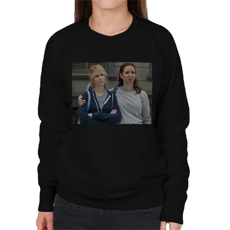 soft pullover hoodiegraphic gym sweatshirtBridesmaids Lillian Arm Around Annie Women's Sweatshirt