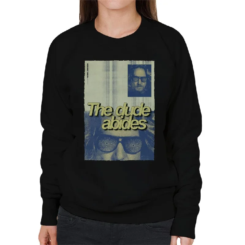 fashionable hoodiehigh-performance athletic hoodieThe Big Lebowski The Dude Abides Poster Women's Sweatshirt