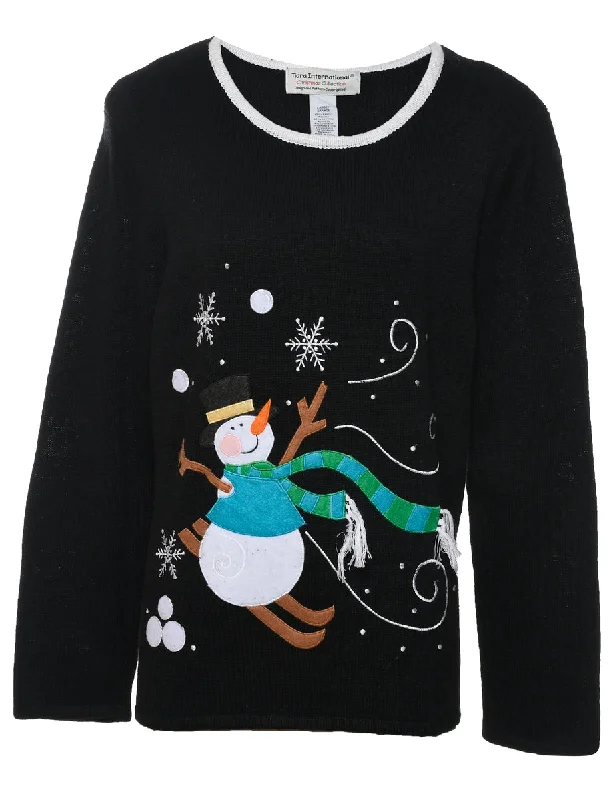 insulated coatSnowman Christmas Jumper - L