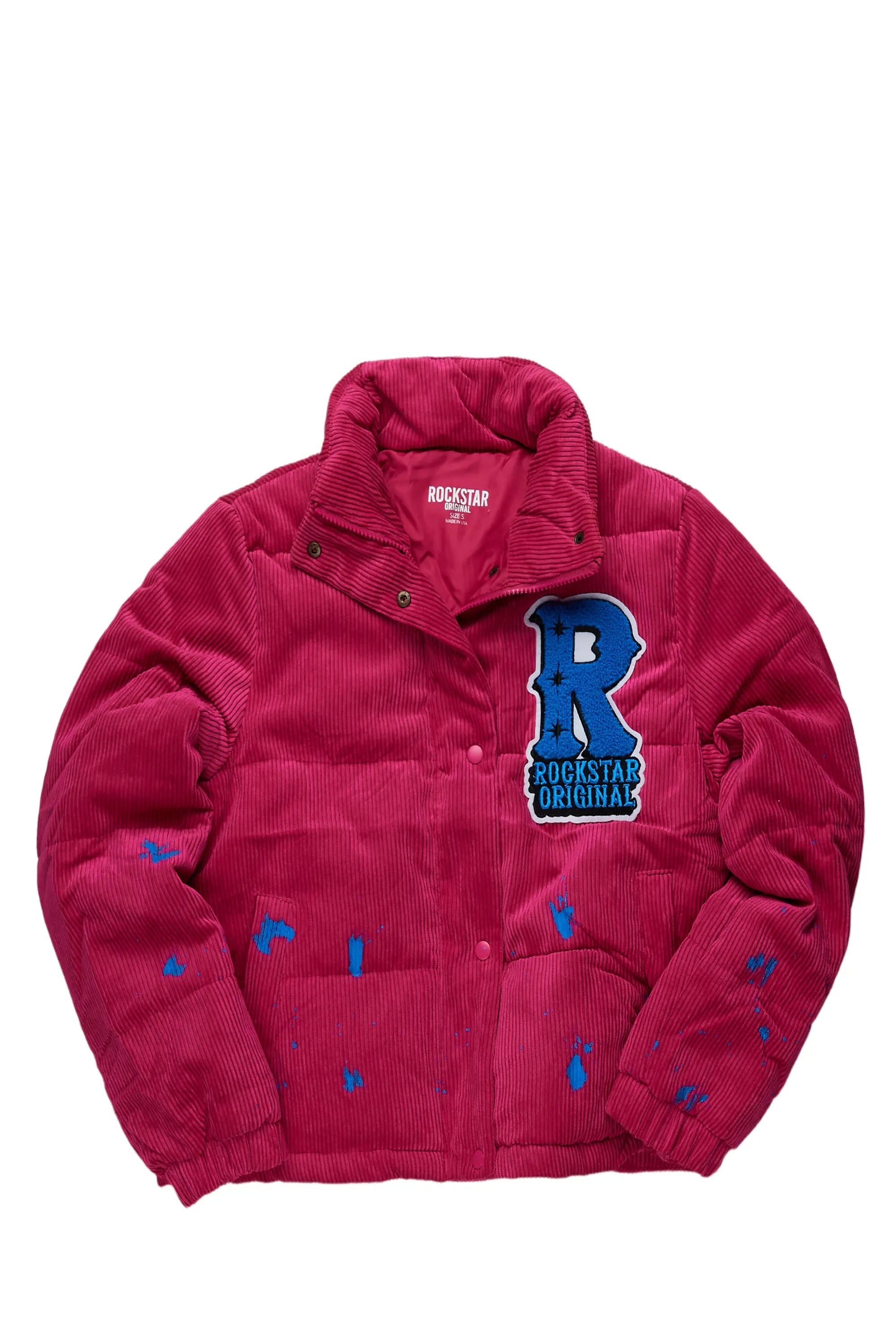 fitted trench coatShirika Fuchsia Puffer Jacket