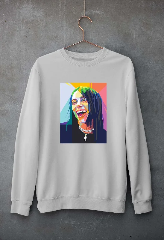 trendy zip-up hoodieminimalistic workout hoodieBillie Eilish Unisex Sweatshirt for Men/Women