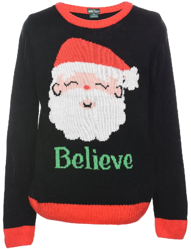 soft shell coatSanta Claus Christmas Jumper - XL