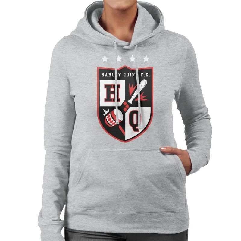 premium hoodieBatman Sports Harley Quinn FC Women's Hooded Sweatshirt