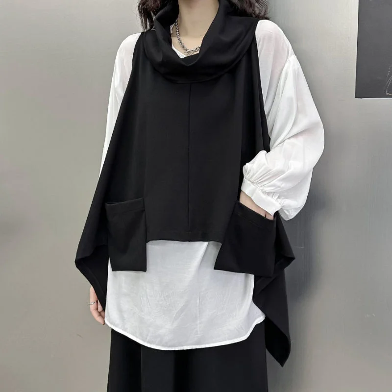 classic trench coatIrregular Casual Loose Vest