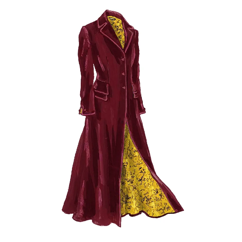 high-fashion coatEdwardian Velvet Coat