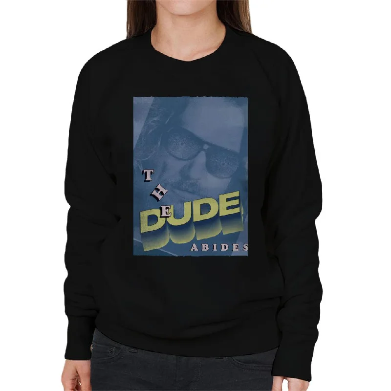 stylish pullover sweatshirtcasual workout hoodieThe Big Lebowski The Dude 3D Text Nostalgia Women's Sweatshirt