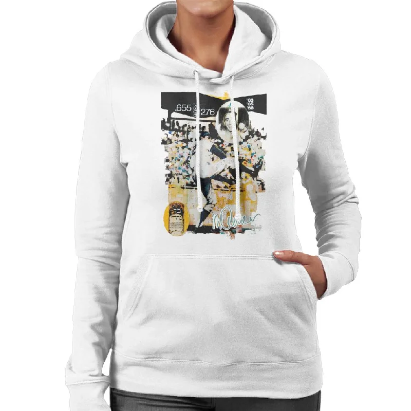 graphic hoodiebreathable workout hoodieSidney Maurer Original Portrait Of Sandy Koufax Women's Hooded Sweatshirt