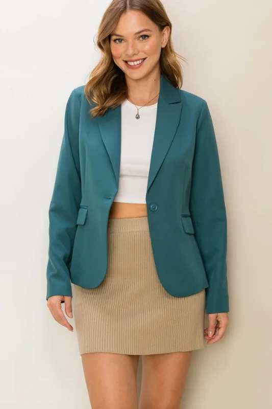 everyday winter coatFirst Class Blazer - Dusty Blue