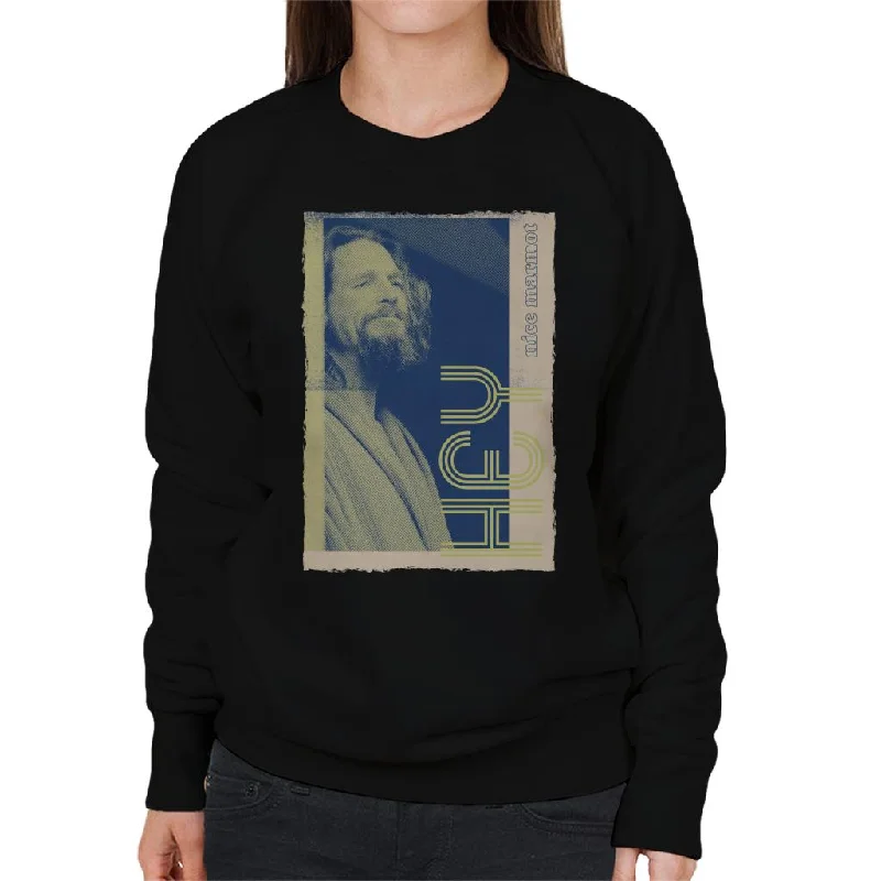 stylish hoodieurban sports sweatshirtThe Big Lebowski The Dude Hey Nice Marmot Nostalgia Women's Sweatshirt