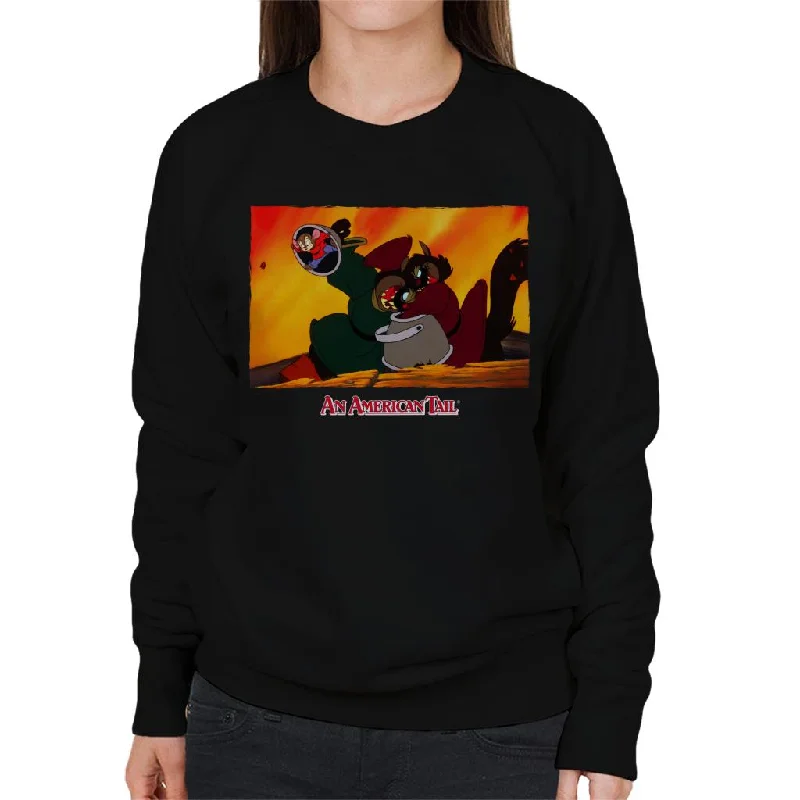 performance hoodieperformance hoodie for gymAn American Tail Fievel Hides From Cossack Cats Women's Sweatshirt