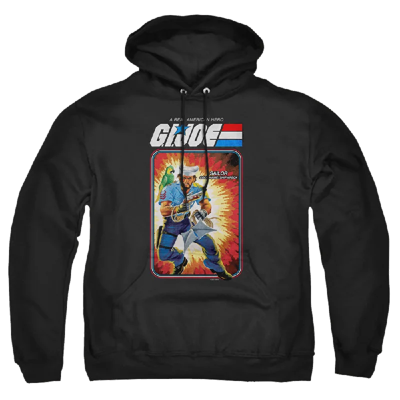 comfortable hooded sweatshirtG.I. Joe Shipwreck Card - Pullover Hoodie