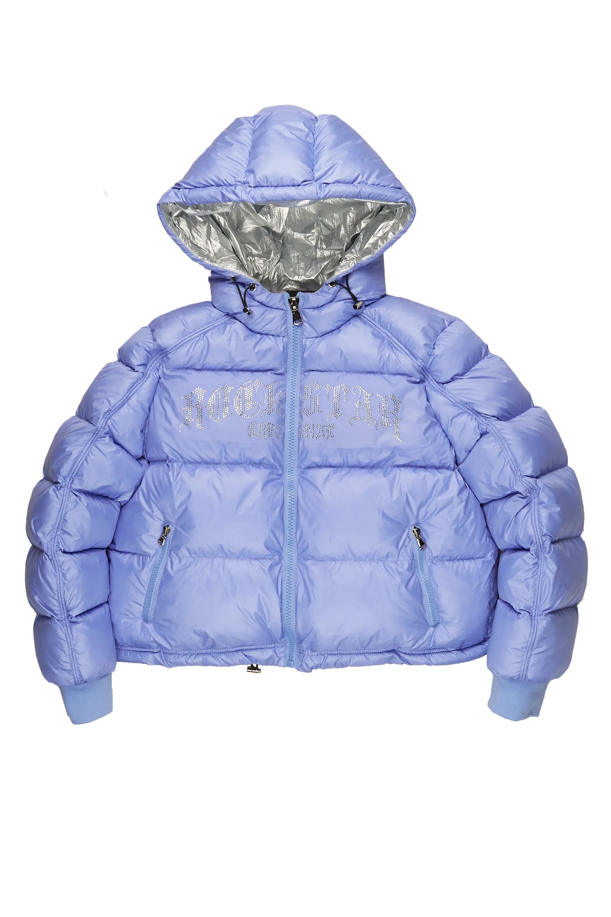 winter coatRose Iridescent Puffer Jacket