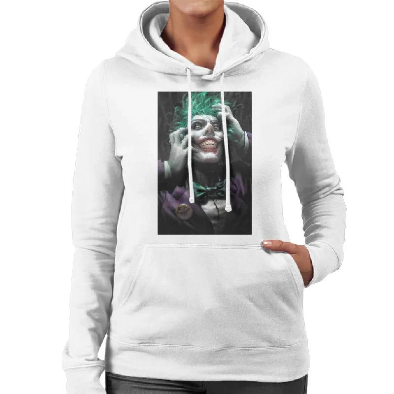 comfortable fleece hoodieBatman Halloween Joker Dceased Madness Women's Hooded Sweatshirt