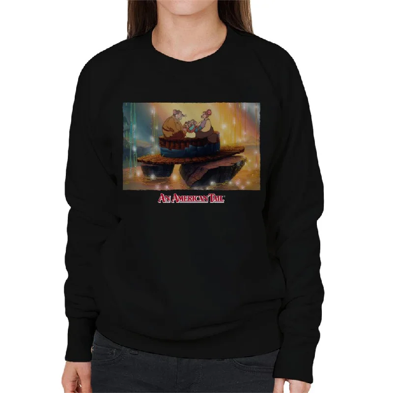 performance hoodiefashionable workout wearAn American Tail Mousekewitz Family Women's Sweatshirt