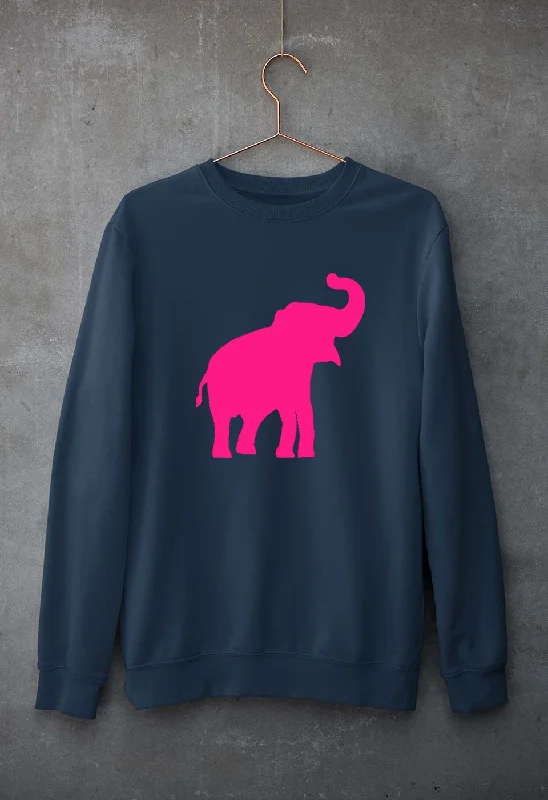 slim-fit hooded sweatshirtcasual workout hoodiePink Elephant Unisex Sweatshirt for Men/Women