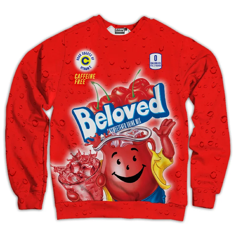 comfortable hoodieworkout style hoodieBeloved Cherry Drink Mix Unisex Sweatshirt