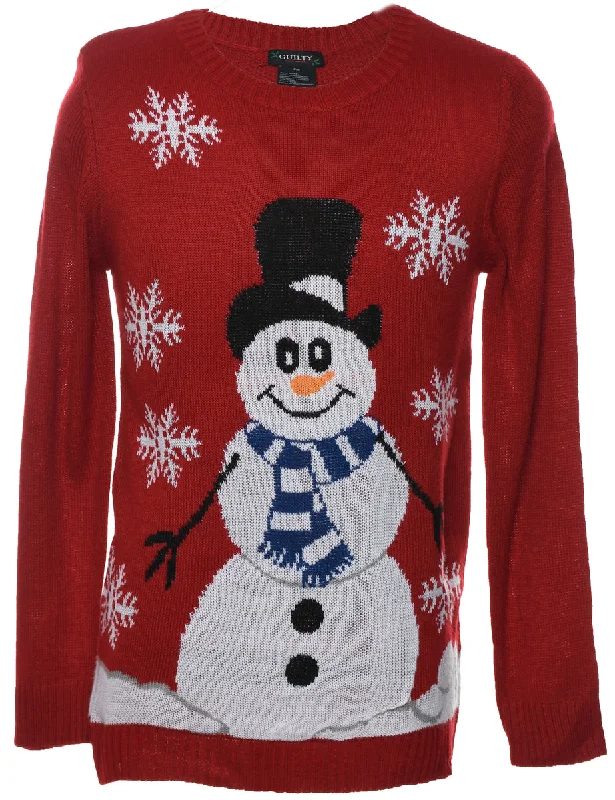 soft shell coatSnowman Christmas Jumper - S