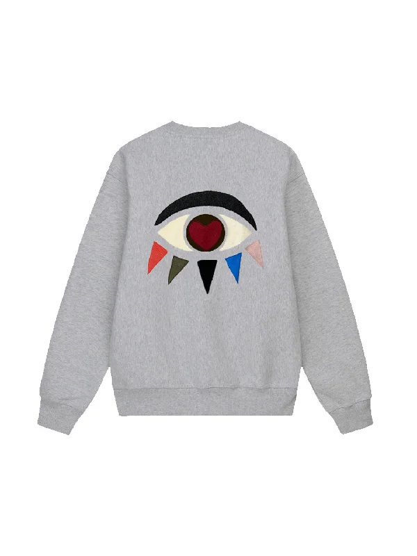 chic padded coatEyes on You Cashmere Applique Pullover