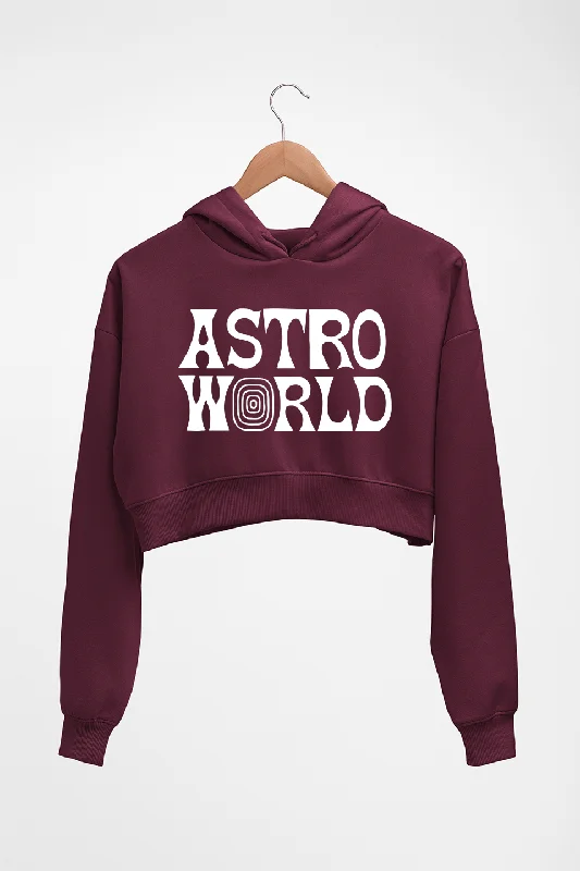 comfortable stylish hoodieAstroworld Travis Scott Crop HOODIE FOR WOMEN