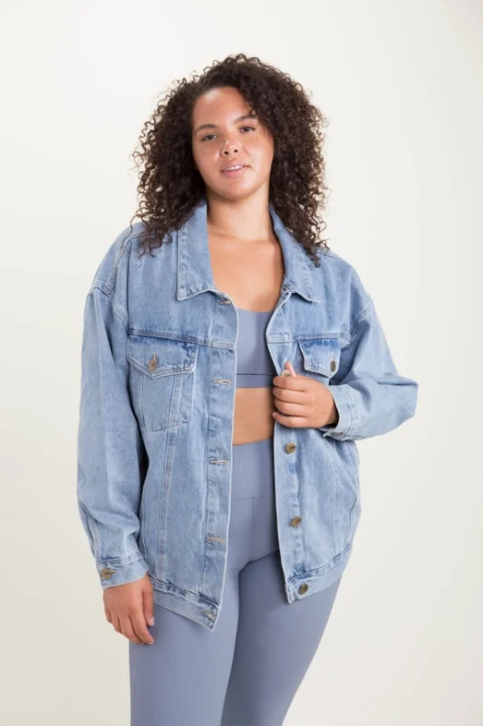 premium coatCleo Denim Jacket - Plus