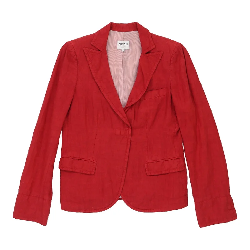 lightweight outerwearCollezioni Armani Blazer - Medium Red Linen