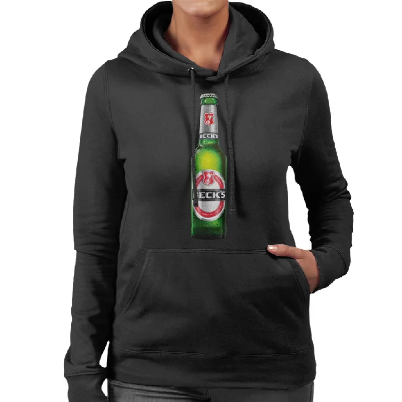 cozy hooded sweatshirtBeck's Bottle Women's Hooded Sweatshirt