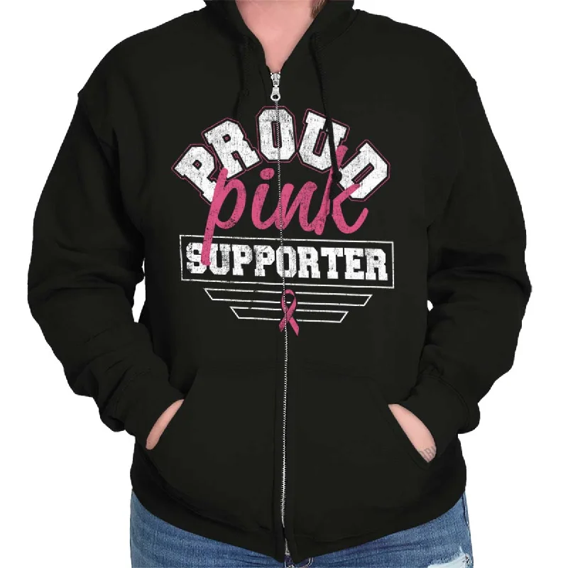 graphic hoodieBreast Cancer Awareness Zip Hoodie