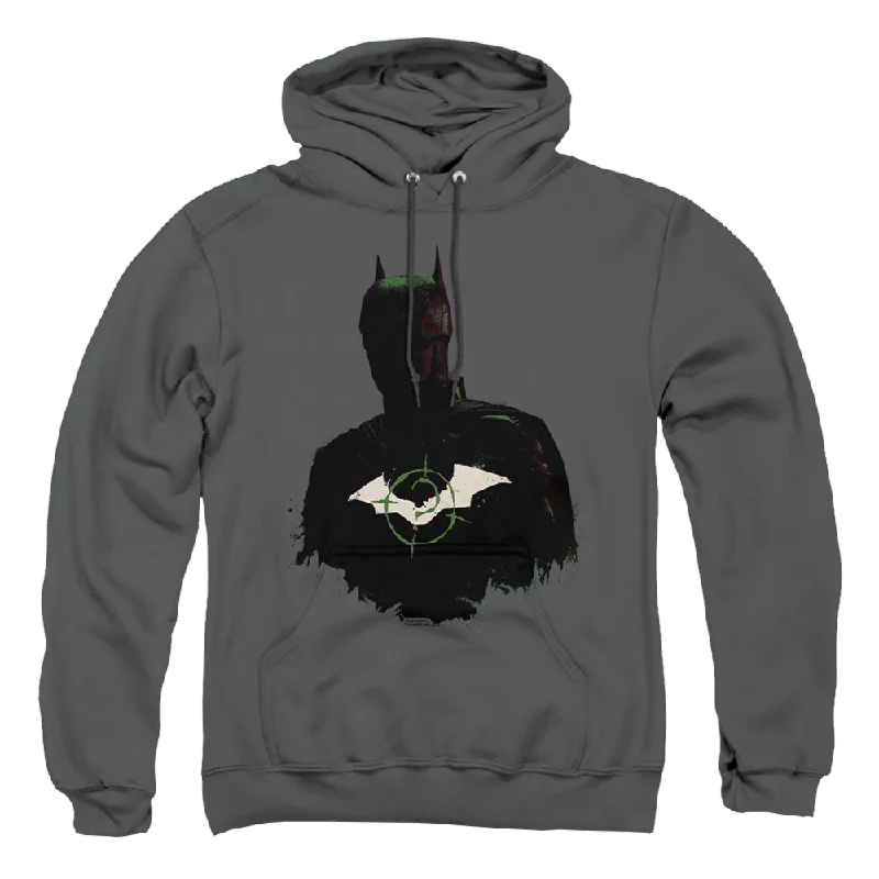 oversized hoodieThe Batman (2022) Silhouette With Riddler Logo - Pullover Hoodie