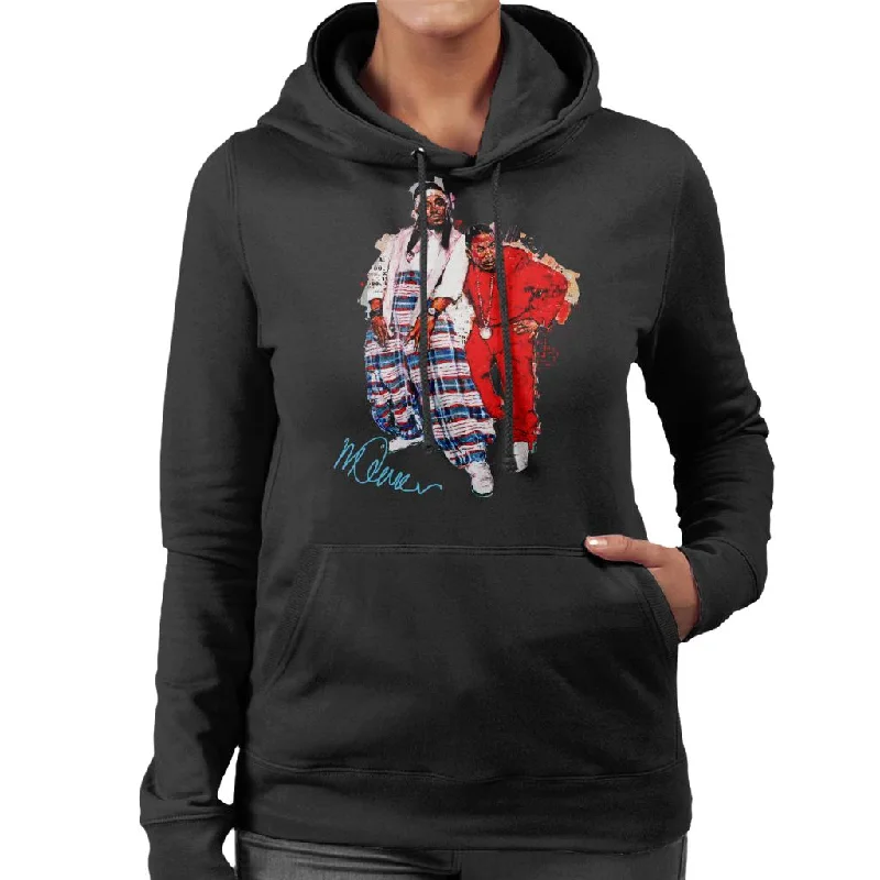 comfortable fleece hoodiegym ready hoodieSidney Maurer Original Portrait Of Outkast Andre 3000 Baggy Trousers Women's Hooded Sweatshirt