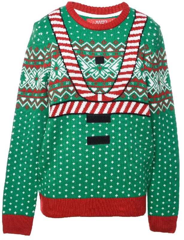 trendy bomber coatFestive Season Christmas Jumper - M