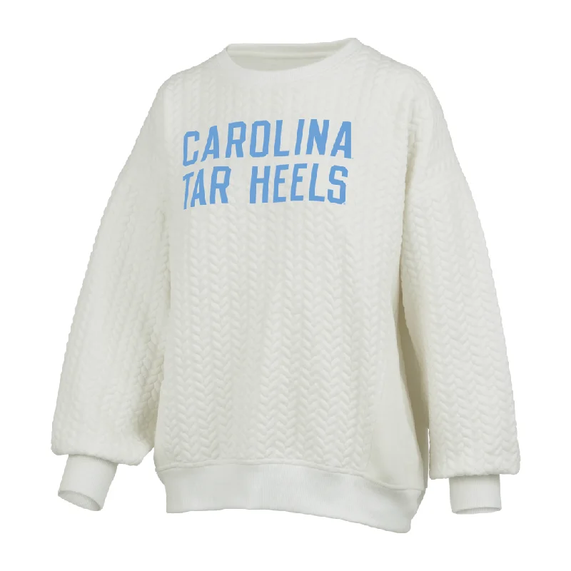 cozy wool-blend coatNorth Carolina Tar Heels Women's Crewneck Sweatshirt Roxbury