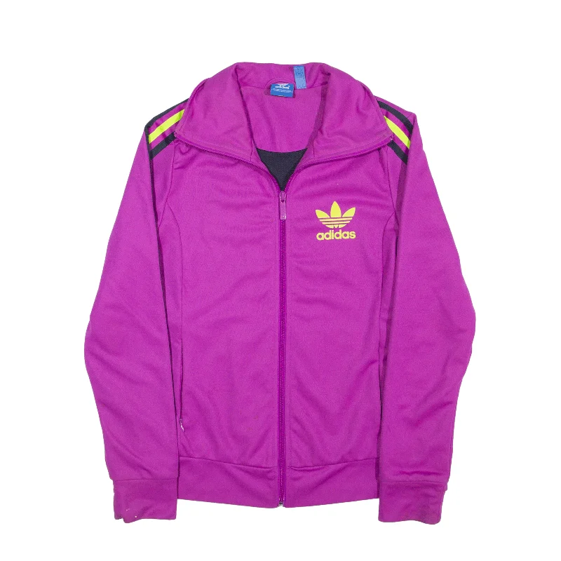 raincoatADIDAS Track Jacket Purple Womens UK 12