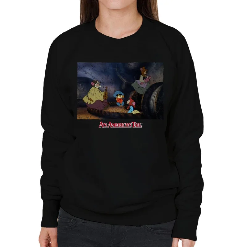 casual streetwear hoodieathletic streetwear sweatshirtAn American Tail Fievel And Family Women's Sweatshirt