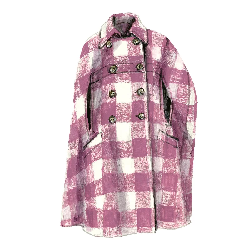 fashionable outerwearThe Plaid Cape