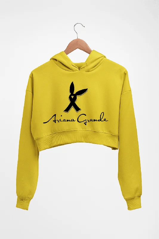 oversized hoodie with drawstringsAriana Grande Crop HOODIE FOR WOMEN