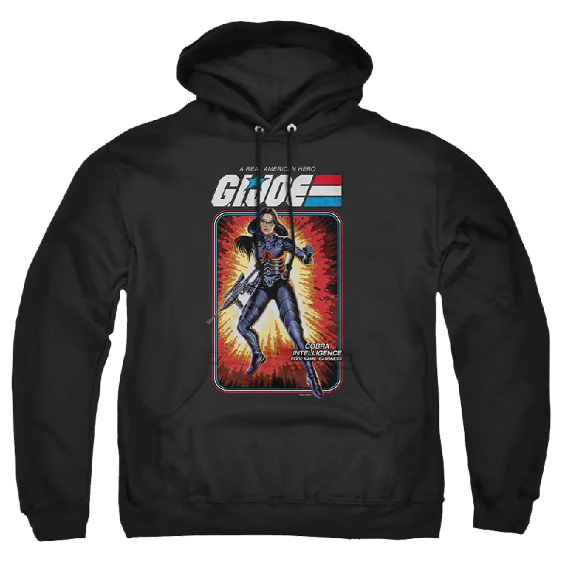 casual hoodie with logoG.I. Joe Baroness Card - Pullover Hoodie