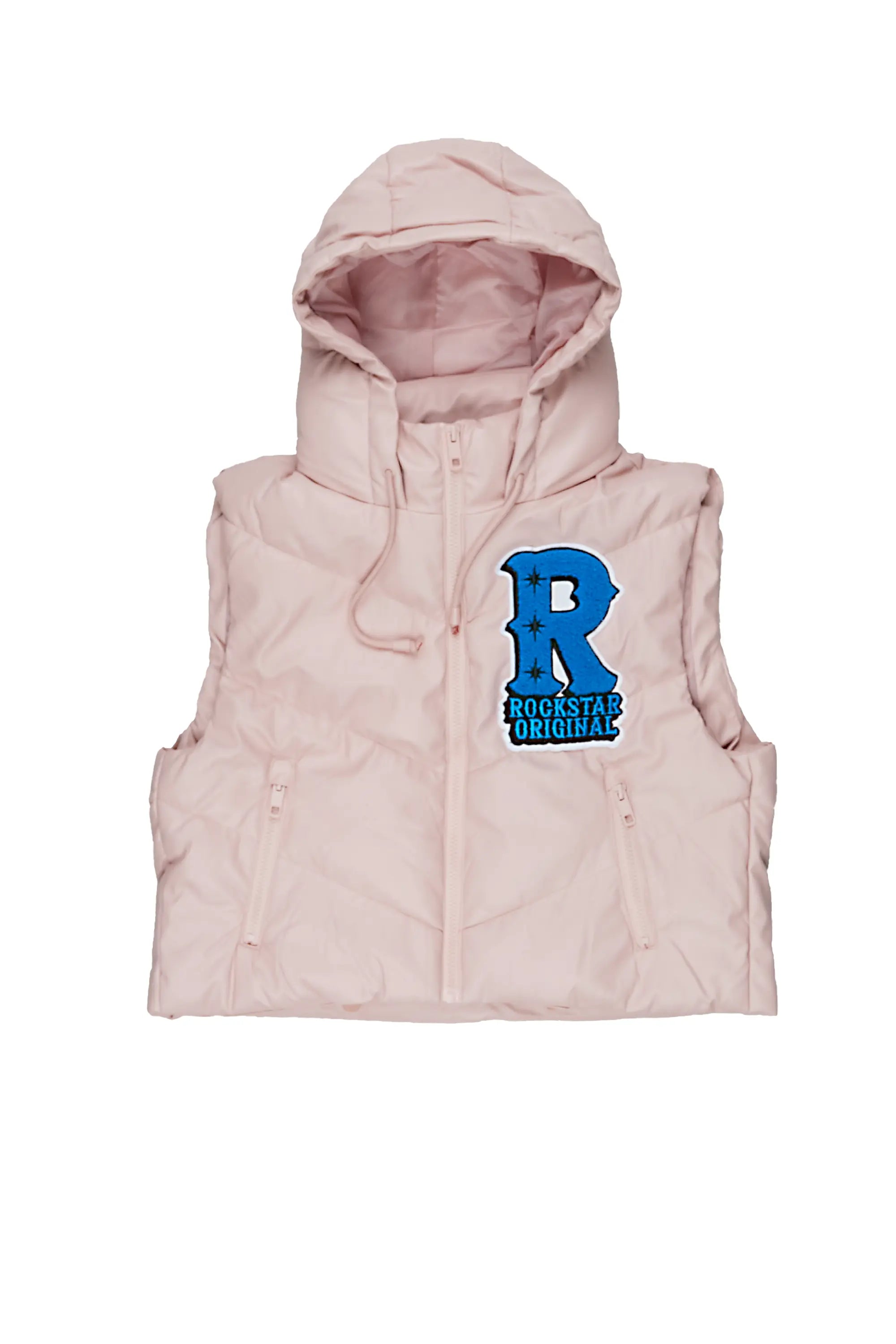 breathable jacketAshlei Pink Puffer Vest