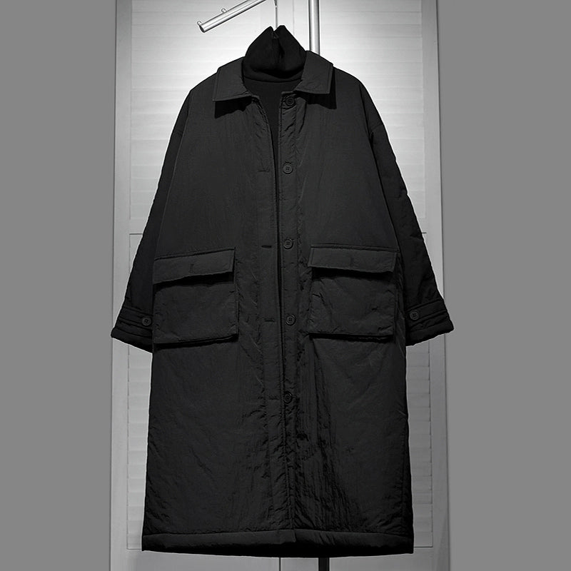 zip-up jacketLoose Thick Padded Jacket Coat