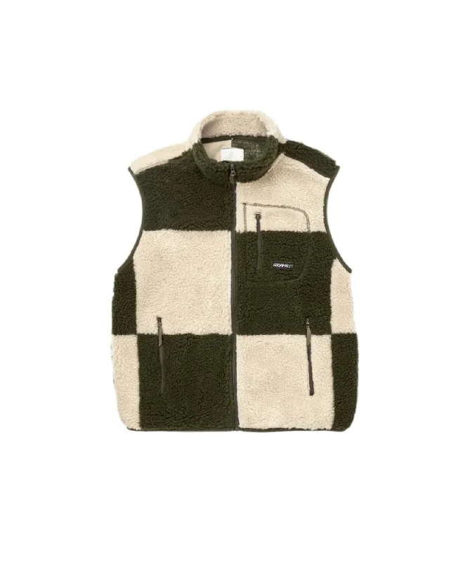 soft coatGramicci Checkered Sherpa Vest