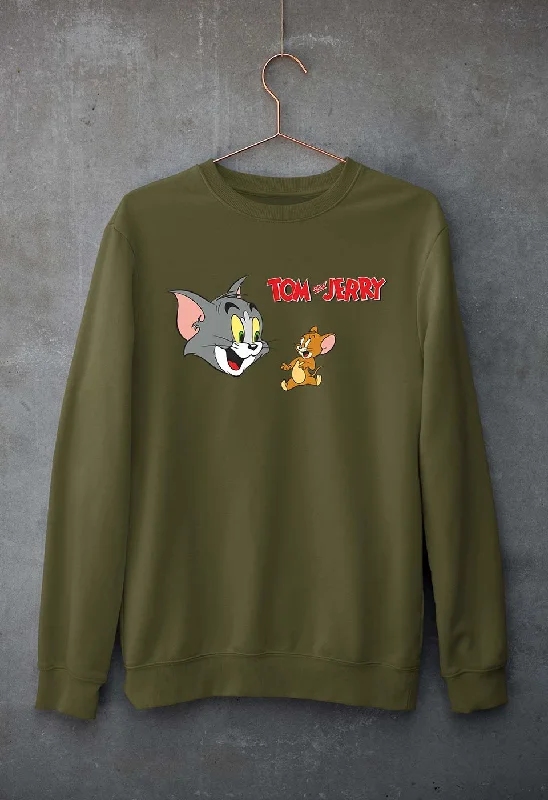 zippered hoodieloose fit sports sweatshirtTom and Jerry Unisex Sweatshirt for Men/Women