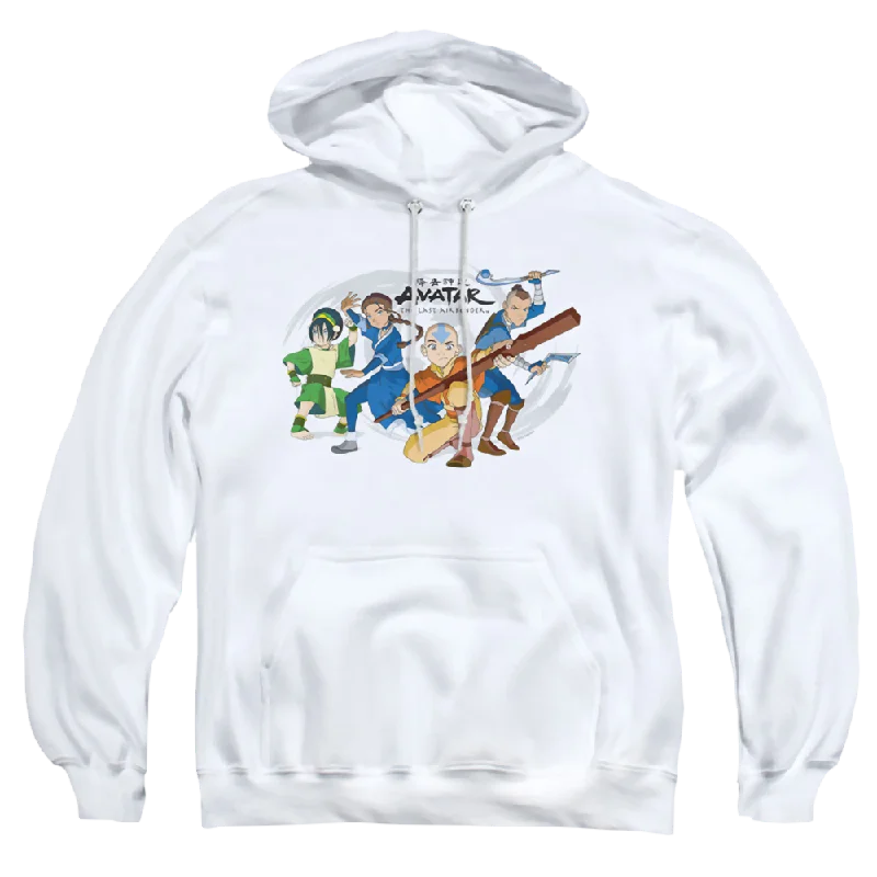 slim fit hoodieAvatar The Last Airbender Avatars Group - Pullover Hoodie