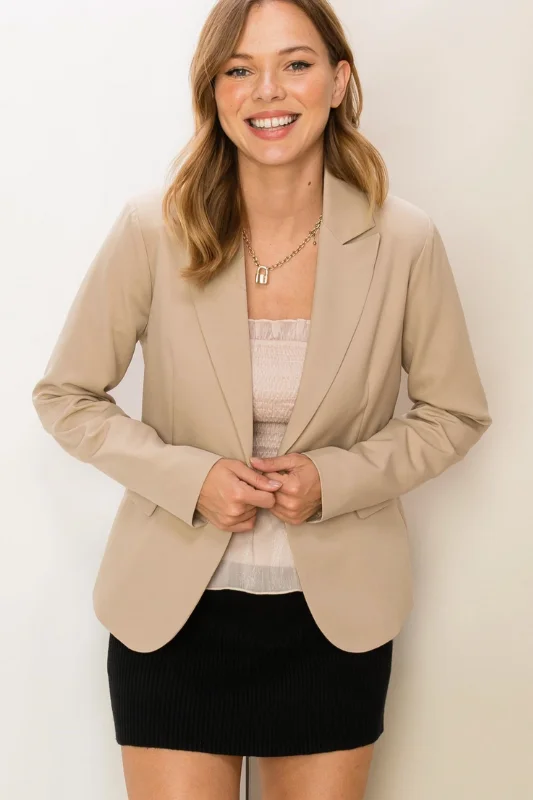 insulated trench coatFirst Class Blazer - Taupe