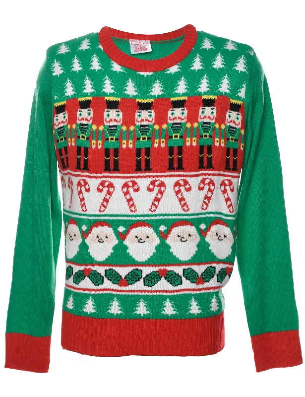 chic outerwearFestive Season Christmas Jumper - L